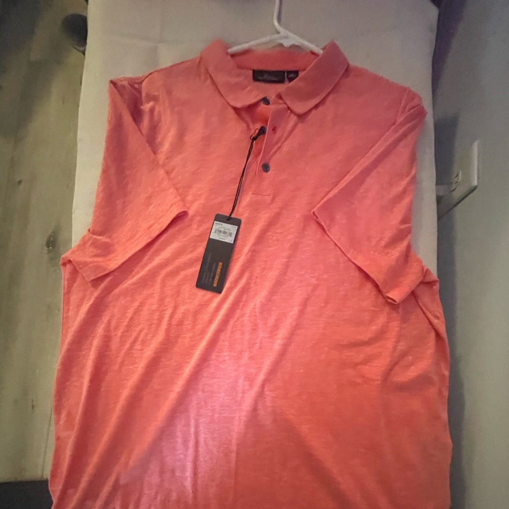 Marc Anthony Polo Shirt Peach Men’s XL New With Tags